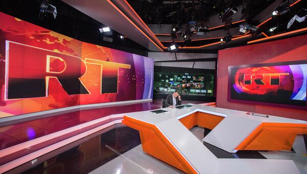 Ньюсрум телеканала Russia Today на английском языке Ньюсрум телеканала Russia Today на английском языке