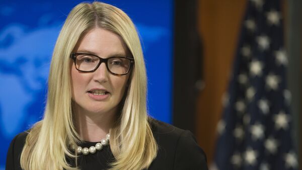 Представитель госдепартамента США Мари Харф. Архивное фото Представитель госдепартамента США Мари Харф. Архивное фото
