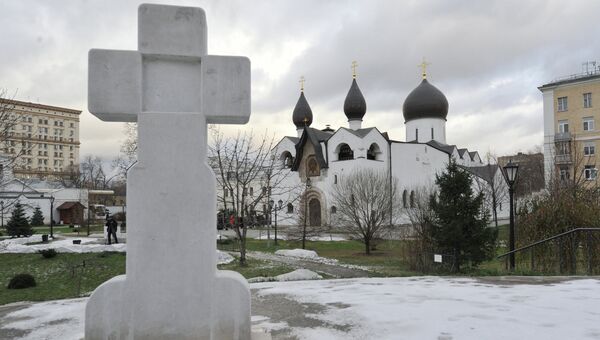 Восстановленный ансамбль Марфо-Мариинской обители в Москве Восстановленный ансамбль Марфо-Мариинской обители в Москве