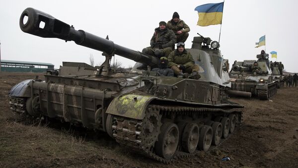 Бронетехника ВСУ в Донецкой области. 5 марта 2015 Бронетехника ВСУ в Донецкой области. 5 марта 2015