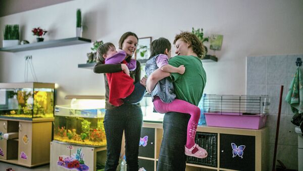 В детском доме-интернате В детском доме-интернате