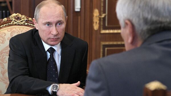 Встреча президента РФ В.Путина с Ю.Чиханчиным в Кремле Встреча президента РФ В.Путина с Ю.Чиханчиным в Кремле