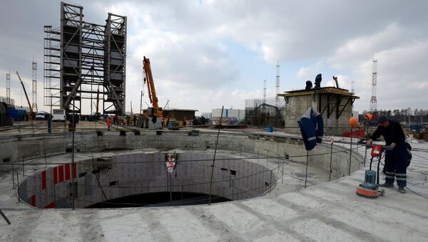 Строительная площадка на космодроме Восточный в Амурской области Строительная площадка на космодроме Восточный в Амурской области