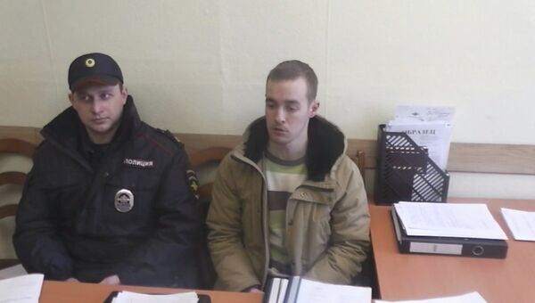 Задержанный сотрудник одной из компаний, которые устанавливали интернет-оборудование в вагоны метрополитена Задержанный сотрудник одной из компаний, которые устанавливали интернет-оборудование в вагоны метрополитена