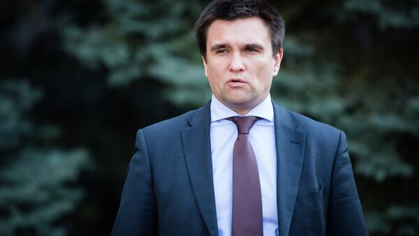 Глава МИД Украины Павел Климкин. Архивное фото Глава МИД Украины Павел Климкин. Архивное фото