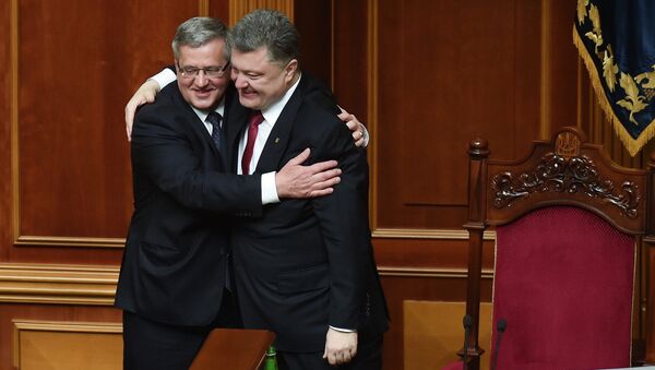 Президент Польши Бронислав Коморовский и президент Украины Петр Порошенко (справа) Президент Польши Бронислав Коморовский и президент Украины Петр Порошенко (справа)