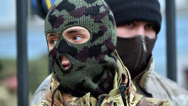 Боец батальона Айдар Боец батальона Айдар