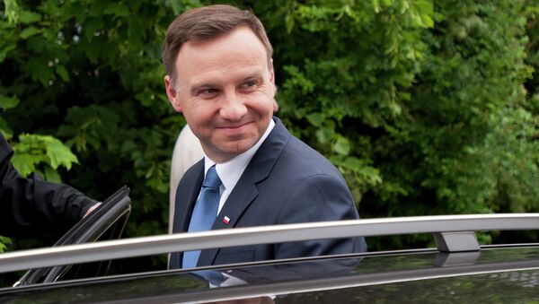 Лидирующий на президентских выборах в Польше Анджей Дуда. Архивное фото Лидирующий на президентских выборах в Польше Анджей Дуда. Архивное фото