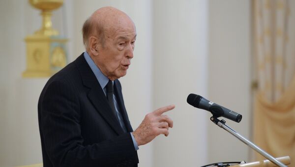 Экс-президент Франции Валери Жискар д'Эстен Экс-президент Франции Валери Жискар д'Эстен