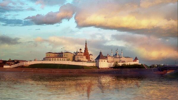 Kaзанский кремль, Kaзань. Архивное фото Kaзанский кремль, Kaзань. Архивное фото