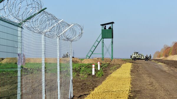 Участок границы Украины с Россией Участок границы Украины с Россией