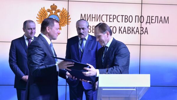Министерство Российской Федерации по делам Северного Кавказа и ОАО «Россети» подписали соглашение о сотрудничестве по комплексному развитию электросетей и повышению платежной дисциплины в Северо-Кавказском федеральном округе Министерство Российской Федерации по делам Северного Кавказа и ОАО «Россети» подписали соглашение о сотрудничестве по комплексному развитию электросетей и повышению платежной дисциплины в Северо-Кавказском федеральном округе