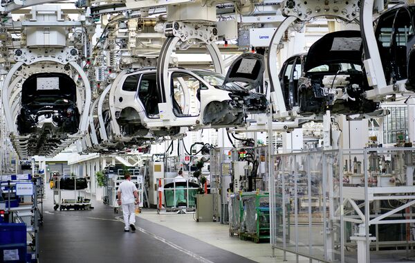 Завод по сборке автомобилей Фольксваген, Германия Завод по сборке автомобилей Фольксваген, Германия