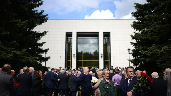 Прощание с Геннадием Селезневым. Архивное фото. Прощание с Геннадием Селезневым. Архивное фото.