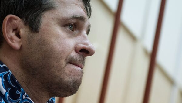 Глава Кизлярского района Дагестана Андрей Виноградов во время заседания Басманного суда города Москвы Глава Кизлярского района Дагестана Андрей Виноградов во время заседания Басманного суда города Москвы