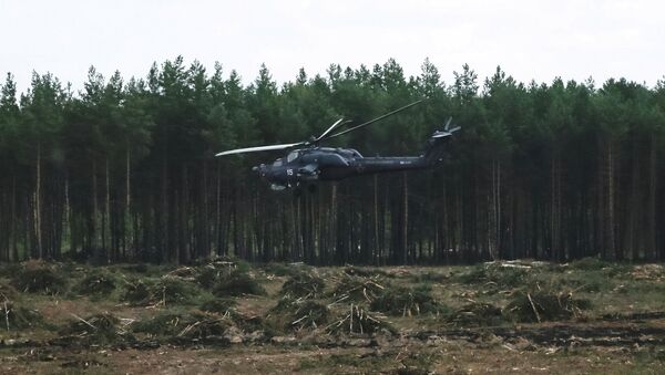 Вертолет Ми-28 потерпел крушение в Рязанской области Вертолет Ми-28 потерпел крушение в Рязанской области