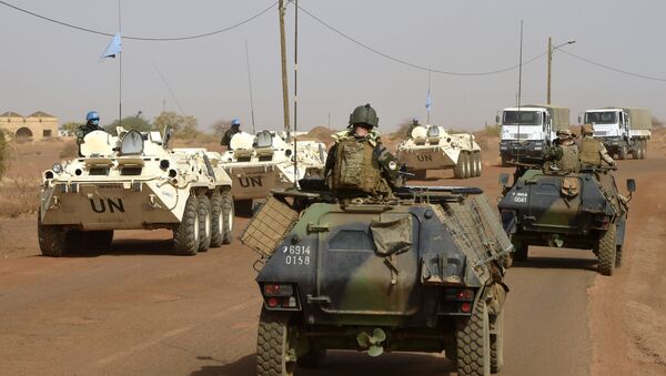 Военный патруль миротворцев ООН в Мали. Архивное фото Военный патруль миротворцев ООН в Мали. Архивное фото