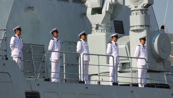 Российско-китайские учения Морское взаимодействие. Архивное фото Российско-китайские учения Морское взаимодействие. Архивное фото