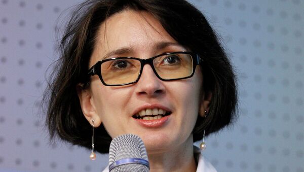 Генеральный директор благотворительного фонда Владимира Потанина Оксана Орачева Генеральный директор благотворительного фонда Владимира Потанина Оксана Орачева