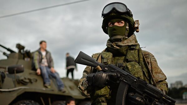 Российский военнослужащий. Архивное фото Российский военнослужащий. Архивное фото