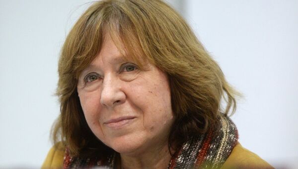 Белорусская писательница Светлана Алексиевич. Архивное фото Белорусская писательница Светлана Алексиевич. Архивное фото