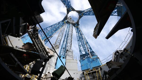 Космодром Восточный в Амурской области. Архивное фото Космодром Восточный в Амурской области. Архивное фото