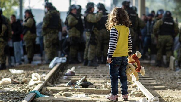 Беженцы в Европе. Архивное фото. Беженцы в Европе. Архивное фото.