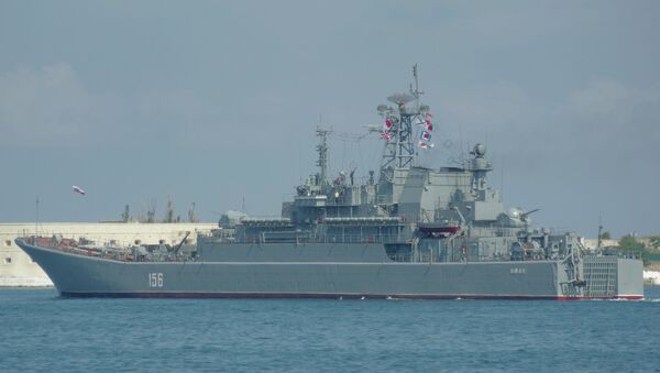 Большой десантный корабль Ямал. Архивное фото Большой десантный корабль Ямал. Архивное фото
