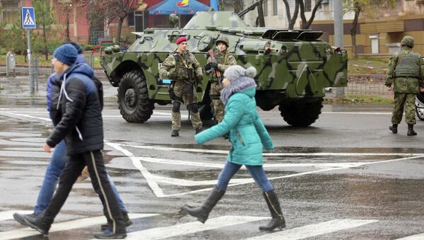Усиление мер безопасности в Мариуполе Усиление мер безопасности в Мариуполе