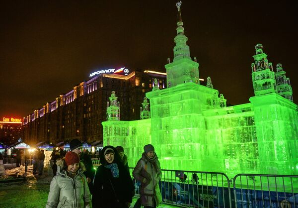 Открытие фестиваля Ледовая Москва. В кругу семьи в парке Победы на Поклонной горе Открытие фестиваля Ледовая Москва. В кругу семьи в парке Победы на Поклонной горе