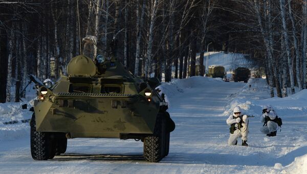 Военнослужащие противодиверсионной группы Новосибирского ракетного соединения Военнослужащие противодиверсионной группы Новосибирского ракетного соединения