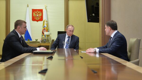 Президент РФ В. Путин принял отставку губернатора Тульской области В. Груздева Президент РФ В. Путин принял отставку губернатора Тульской области В. Груздева
