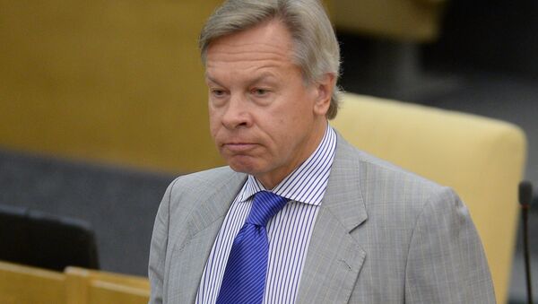 Председатель комитета Государственной Думы РФ по международным делам Алексей Пушков Председатель комитета Государственной Думы РФ по международным делам Алексей Пушков