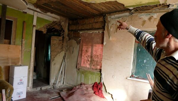 В поселке Зайцево в Донецкой области. Архивное фото В поселке Зайцево в Донецкой области. Архивное фото