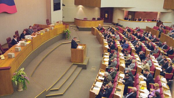 Государственная Дума РФ третьего созыва. Архивное фото Государственная Дума РФ третьего созыва. Архивное фото