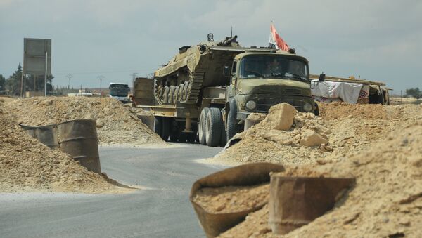 Военная техника Сирийской арабской армии. Архивное фото Военная техника Сирийской арабской армии. Архивное фото