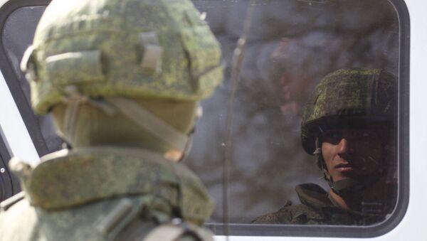 Военный на месте взрыва у здания ОВД в Ставропольском крае Военный на месте взрыва у здания ОВД в Ставропольском крае