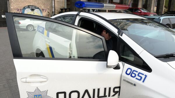 Сотрудники Украинской полиции в Киеве. Архивное фото Сотрудники Украинской полиции в Киеве. Архивное фото