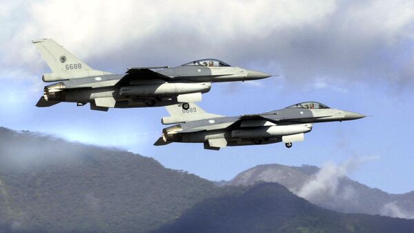 Истребители F-16 ВВС Тайваня. Архивное фото Истребители F-16 ВВС Тайваня. Архивное фото