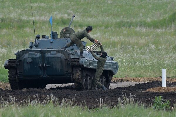 Открытие Всеармейского этапа конкурса Танковый биатлон и Суворовский натиск Открытие Всеармейского этапа конкурса Танковый биатлон и Суворовский натиск