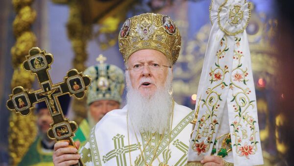 Патриарх Константинопольский Варфоломей. Архивное фото Патриарх Константинопольский Варфоломей. Архивное фото