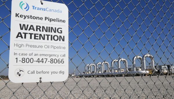 Компрессорная станция компании TransCanada для нефтепровода Keystone XL в Небраске. Архивное фото Компрессорная станция компании TransCanada для нефтепровода Keystone XL в Небраске. Архивное фото