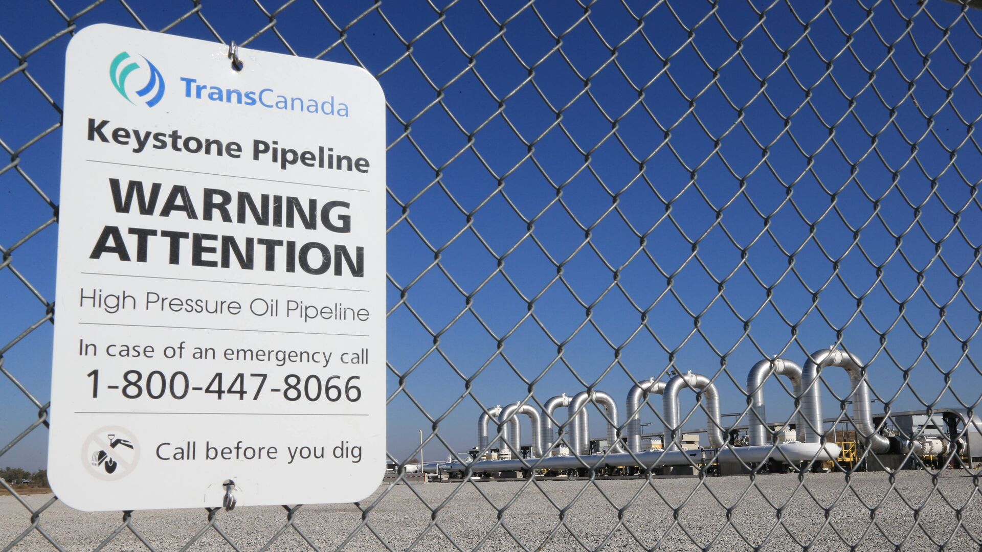 Компрессорная станция компании TransCanada для нефтепровода Keystone XL в Небраске, США Компрессорная станция компании TransCanada для нефтепровода Keystone XL в Небраске, США - РИА Новости, 1920, 21.01.2021