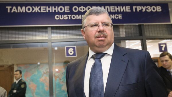 Бывший руководитель Федеральной таможенной службы РФ Андрей Бельянинов. Архивное фото Бывший руководитель Федеральной таможенной службы РФ Андрей Бельянинов. Архивное фото