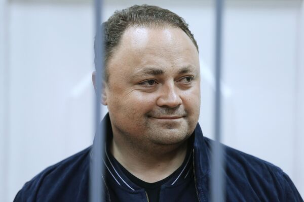 Мэр Владивостока Игорь Пушкарев в Басманном суде Москвы Мэр Владивостока Игорь Пушкарев в Басманном суде Москвы