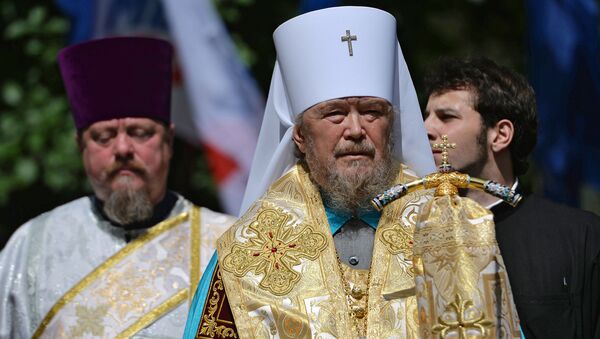 Митрополит Симферопольский и Крымский Лазарь. Архивное фото Митрополит Симферопольский и Крымский Лазарь. Архивное фото