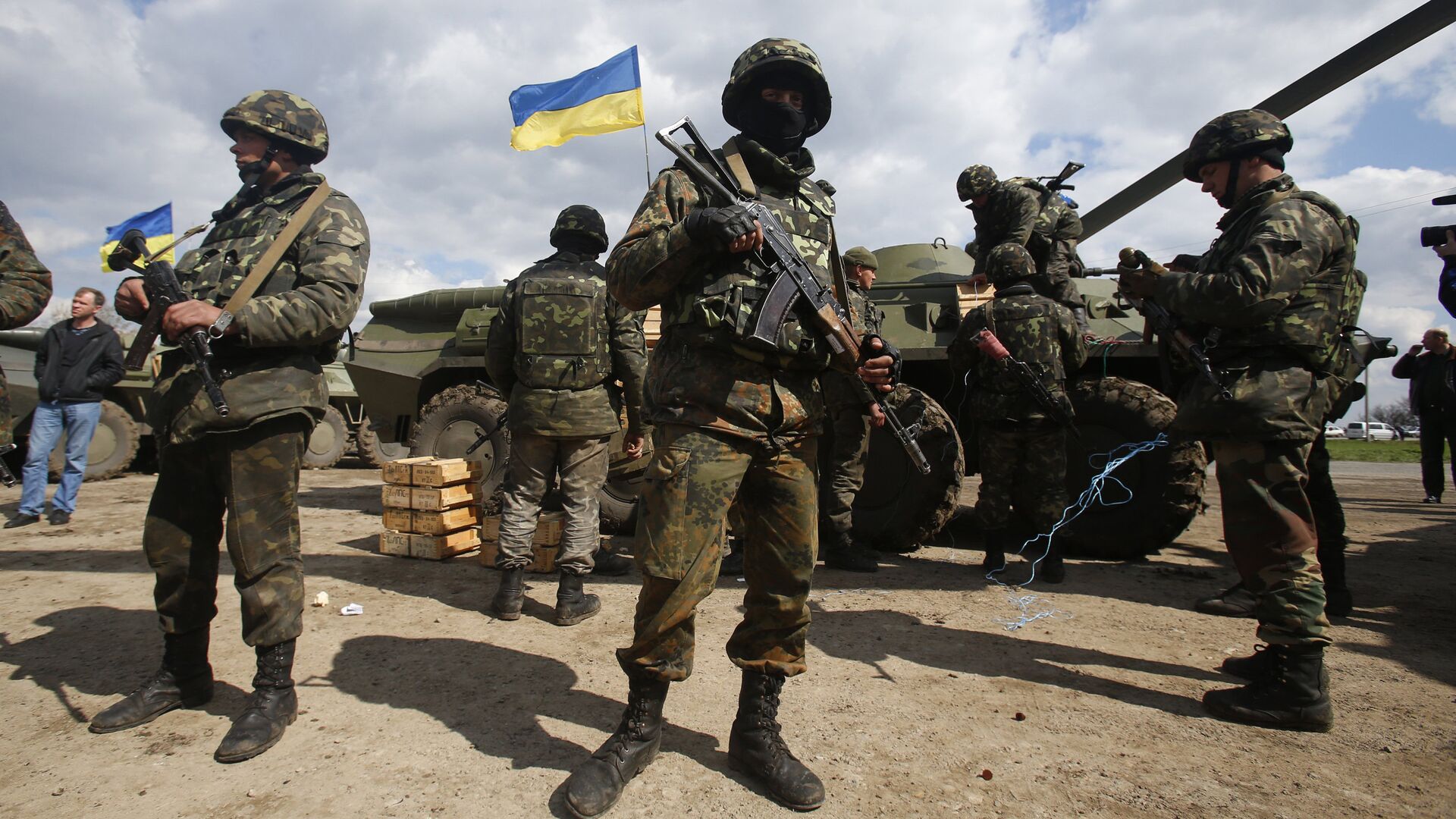 Военнослужащие украинской армии Военнослужащие украинской армии - РИА Новости, 1920, 12.06.2021