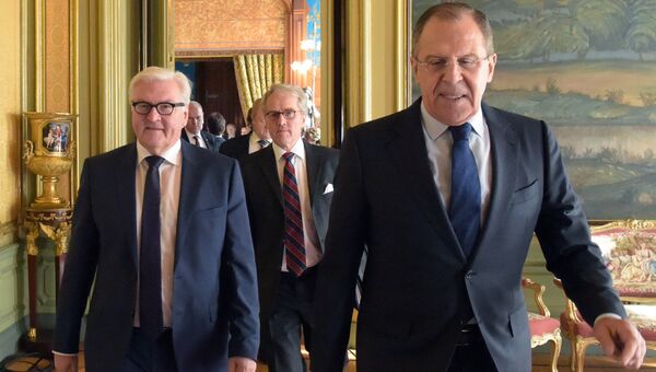 Встреча глав МИД РФ и Германии Сергея Лаврова и Франка-Вальтера Штайнмайера в Москве. Март 2016 года Встреча глав МИД РФ и Германии Сергея Лаврова и Франка-Вальтера Штайнмайера в Москве. Март 2016 года
