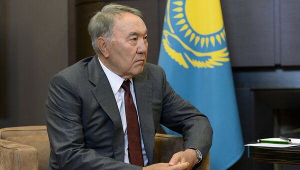 Президент Казахстана Нурсултан Назарбаев. Архивное фото Президент Казахстана Нурсултан Назарбаев. Архивное фото