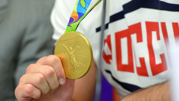 Олимпийский чемпион Рио-2016 по вольной борьбе Сослан Рамонов. Архивное фото Олимпийский чемпион Рио-2016 по вольной борьбе Сослан Рамонов. Архивное фото
